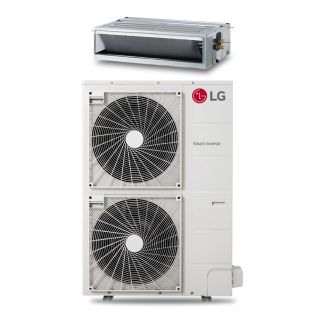 lg 42 000 btu multi f 18 3 seer2 single zone concealed duct mini split heat pump system r32 230v 235813