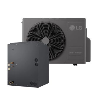 LG 2 Ton 14.3 SEER2 Heat Pump with 14" Multi-Positional Cased Coil | Inverter - R32