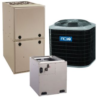2.5 Ton 15.5 SEER2 92% AFUE 60,000 BTU ACIQ Gas Furnace and R454B Air Conditioner System - Multi-Positional - R5A5S30AKAWA / EVM5X30M17A / R92MSN0601714A
