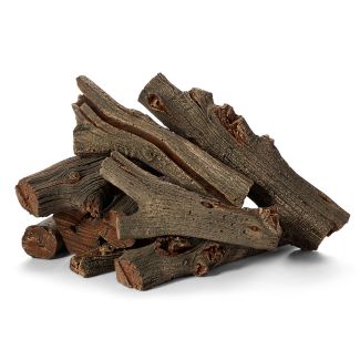 HPC 18/24-Inch Diameter 9 Piece Western Driftwood Fire Pit Logs - FPL18/24WD9