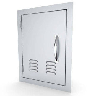 Sunstone Classic  14-Inch X 20-Inch SS Vertical Vented Door Left Hinge - A-DV1420-L