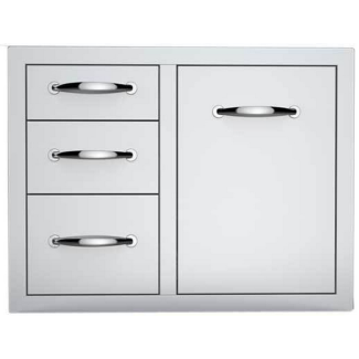 Sunstone Classic  30-Inch SS Triple Propane Tank Drawer Combo - A-LPCTD30