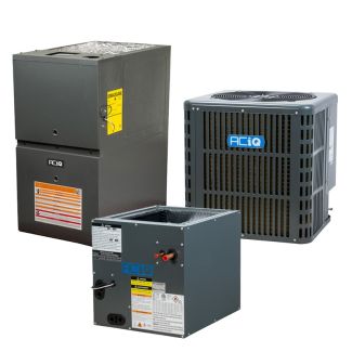 ACiQ 2 Ton 14.3 SEER2 80% AFUE 60,000 BTU Furnace & AC System - R32 Upflow/Horizontal - AC-I-24AC14 / AC-I-1824ACL-17 / AQ-GR9S800603BN