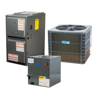 ACiQ 2.5 Ton 14.3 SEER2 96% AFUE 40,000 BTU Ultra-Low NOx Furnace & AC System - R32 Upflow/Horizontal - AC-I-30AC14 / AC-I-3036ACL-17 / AQ-GR9S960403BU