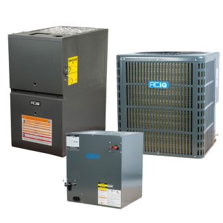 ACiQ 3.5 Ton 14.3 SEER2 80% AFUE 100,000 BTU Furnace & AC System - R32 Upflow/Horizontal - AC-I-42AC14 / AC-I-4860ACL-21 / AQ-GR9T801005CN
