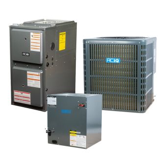 ACiQ 5 Ton 14 SEER2 96% AFUE 80,000 BTU Ultra-Low NOx Furnace & AC System - R32 Upflow/Horizontal