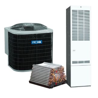 ACiQ 2 Ton 14.3 SEER2 95% AFUE 45,000 BTU Mobile Home Heat Pump and Gas Furnace System with Coil