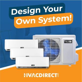 ACiQ Tri Zone Mini Split System - Design Your Own R454B