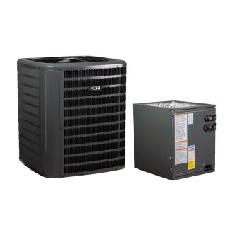1.5 Ton 13.4 SEER2 R32 Air Conditioner with Upflow/Downflow 17.5" Cased Coil - AQ-GLXS3BN1810 /  AQ-CAPTA2422B3