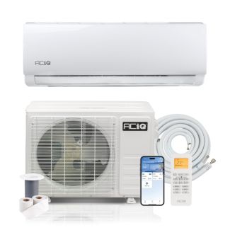 18,000 BTU ACiQ Essentials 21 SEER2 Single Zone Wall Mount Mini Split Heat Pump System - R454B | 230V - ACiQ-K18Z-HP230B / ACiQ-K18W-W-HP230B