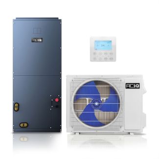 ACiQ Essentials 1.5 Ton 17 SEER2 High Efficiency Central Heat Pump Split System - R32 Inverter - Upflow/Horizontal-Left - ACIQ-18-HP-E-32 / ACIQ-18-AH-E-32