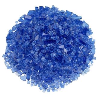 American Fire Glass® Fire Glass - Cobalt Blue - 1/4 Inch