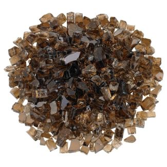 American Fire Glass® Fire Glass - Copper - 1/2 Inch