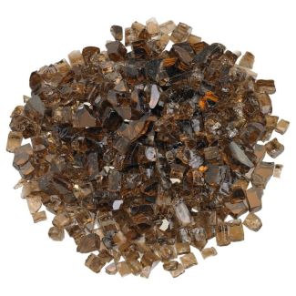 American Fire Glass® Fire Glass - Copper Reflective - 1/2 Inch