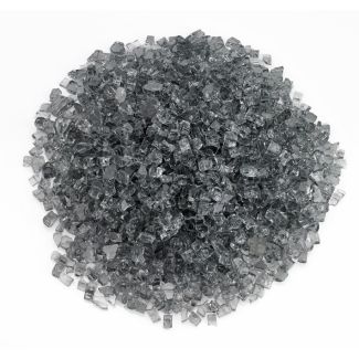 American Fire Glass® Fire Glass - Gray - 1/4 Inch
