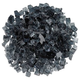 American Fire Glass® Fire Glass - Gray - 1/2 Inch