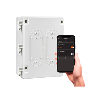 Bromic Heating Affinity Smart-Heat 2 Channel On/Off Wi-Fi Ethernet Control Switch for Platinum Tungsten Electric Gas Patio Heaters BH3130052