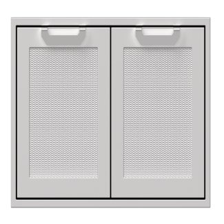 36-Inch Hestan Outdoor Double Storage Doors - AGSD36