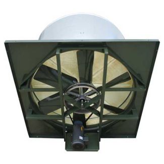 Coolair 24" Upblast Axial Roof Exhaust Fan Belt Drive 7423 CFM .75 HP 3 Phase - JBH24K-.75-3P