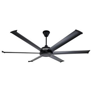 Big Ass Fans Mammoth  72" Smart Indoor/Outdoor Black Ceiling Fan with Wifi Enable