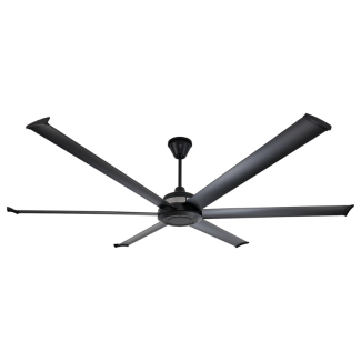 Big Ass Fans Mammoth  84" Smart Indoor/Outdoor Black Ceiling Fan with Wifi Enable