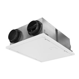 Broan® ONE 150 CFM Energy Recovery Ventilator (ERV), Hardwired Interior Door/Trim - BLP150E75NS-HWF