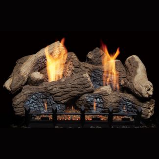 Monessen 24" 7 Piece Berkley Oak Ceramic Fiber Logs - BC24-R