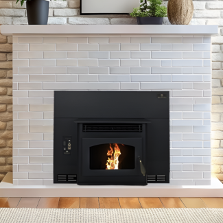 Breckwell SP22E Maverick Pellet Stove Insert with Blower - Heats 1500 Sq Ft