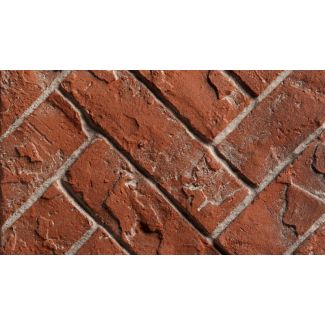 Kingsman Refractory Fiber Brick Liner (3 PCE) - Red Herringbone - ZCV39RRH
