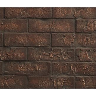 Majestic Traditional Ruby 25 Brick Interior Panels - Cottage Red - BRICKMI25CR