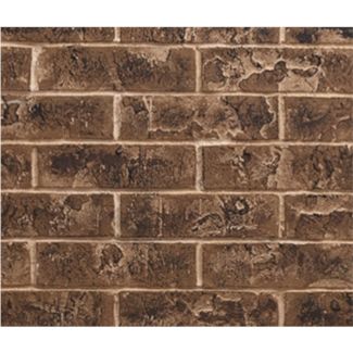 Majestic Traditional 35-Inch Brick Interior Panels - Tavern Brown - BRICKMI35TB