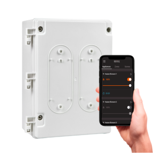 Bromic Heating Affinity Smart-Heat 1 Channel On/Off Wi-Fi Ethernet Control Switch for Platinum Tungsten Electric Gas Patio Heaters BH3130051