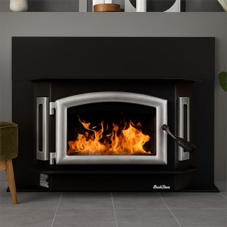 Buck Stove 81 Wood Fireplace Insert W/Blower - Heats 2700 Sq Ft