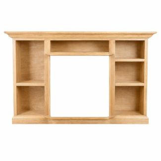 Buck Stove Prestige Bookcase Mantel Unfinished - PA KDM1127PRES-UF