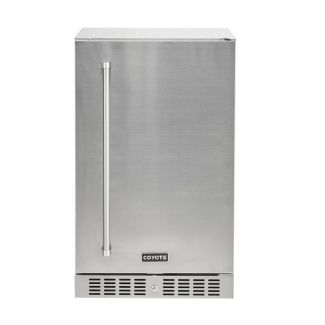Coyote 21" Built In Outdoor Rated Stainless Steel Refrigerator with Hinge on Left Side & 4.2 Cu. Ft. Capacity - C121R-S-L