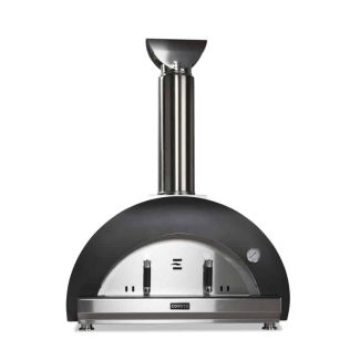 Coyote 40" Countertop Wood Burning Pizza Oven With 4-Piece Tool Set in Matte Black - C1PZ40WMB
