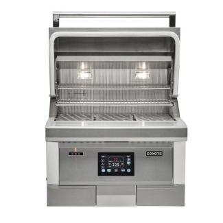 Coyote 28" Next-Gen Stainless Steel Built In Pellet Grill with Build Your Kitchen Option - C2P28-KIT