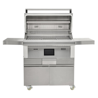 Coyote 36" Next-Gen Stainless Steel Pellet Grill with Freestanding Cart - C2P36-FS