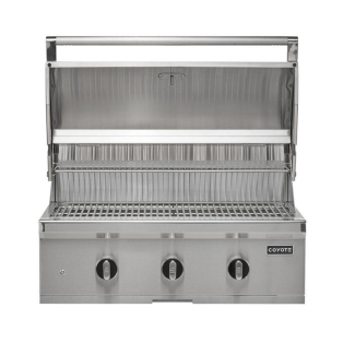 Coyote 34" C Series 3 Burner Built In Stainless Steel Gas Grill for Propane - C3C34LP