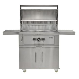 Coyote Charcoal 36-Inch Grill W/Freestanding Cart - C3CH36/C3CH36CT