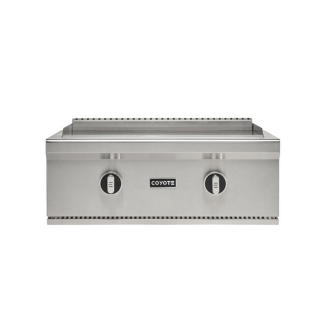 Coyote 30" Flat Top Built In Outdoor Gas Griddle for Propane - C3FTG30LP