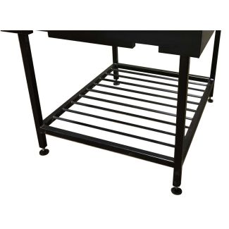 Chicago Brick Oven 1000 Steel Adjustable Legs with Wood Storage Rack