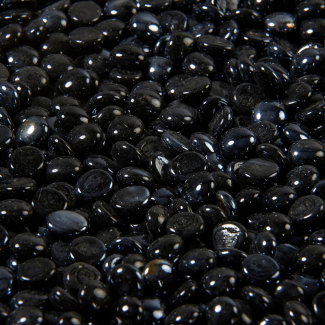 Outdoor GreatRoom Black Onyx Tempered Fire Glass Gems