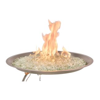 Outdoor Greatroom 30" Round Crystal Fire Plus Gas Burner - CFP30-K-B
