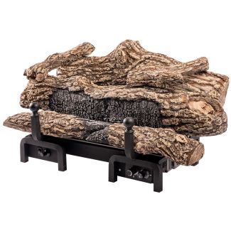 Buck Stove Ceramic 30 Inch Vent Free Gas Log Set Thermostatic - Propane - GL CR30MODLP - Open Box