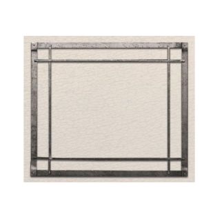 Empire Forged Iron Rectangle Inset in  Black - DFF50CBL