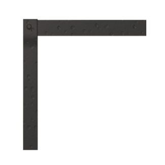 Empire Forged Iron Frame in Black - DFF72LBL