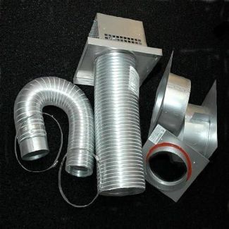Empire 4" x 7" Rear Vent Kit With 48" Flex -DVVK4F