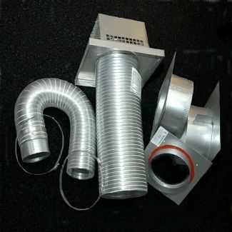 Empire 5" x 8" Top/Rear Vent Kit With 48" Flex -DVVK5F