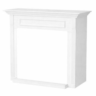 Empire White Standard Mantel Cabinet - EMBF3SW